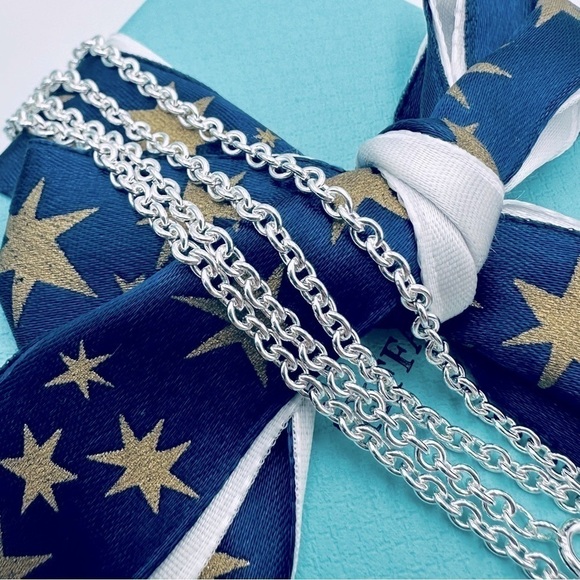 NWT Tiffany & Co. 24” Huge 3 mm Rolo Chain Link Necklace with PACKAGING - Picture 4 of 10